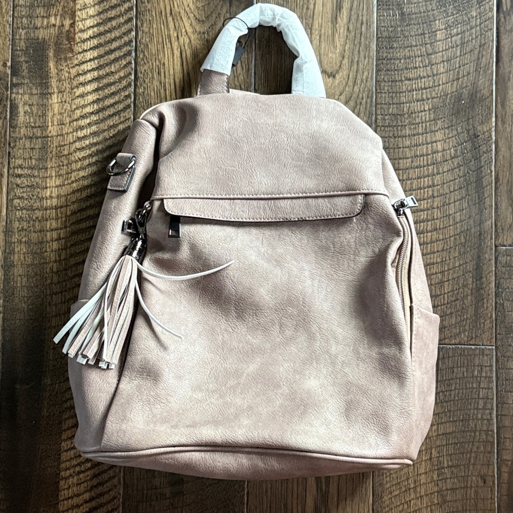 Small Plum Backpack purse